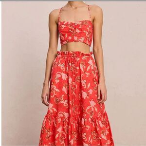 A.L.C. Arit Floral Cotton Crop Top NWT $297